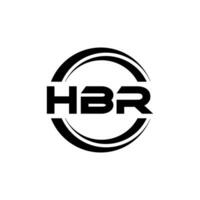 hbr Logo Design, Inspiration zum ein einzigartig Identität. modern Eleganz und kreativ Design. Wasserzeichen Ihre Erfolg mit das auffällig diese Logo. vektor