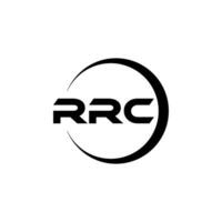 rrc-Buchstaben-Logo-Design in Abbildung. Vektorlogo, Kalligrafie-Designs für Logo, Poster, Einladung usw. vektor