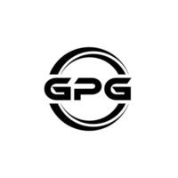 gpg Logo Design, Inspiration zum ein einzigartig Identität. modern Eleganz und kreativ Design. Wasserzeichen Ihre Erfolg mit das auffällig diese Logo. vektor