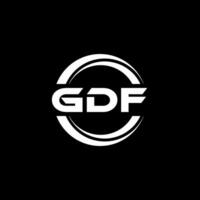 gdf Logo Design, Inspiration zum ein einzigartig Identität. modern Eleganz und kreativ Design. Wasserzeichen Ihre Erfolg mit das auffällig diese Logo. vektor