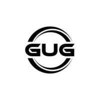 gug logotyp design, inspiration för en unik identitet. modern elegans och kreativ design. vattenmärke din Framgång med de slående detta logotyp. vektor