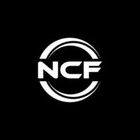 ncf logotyp design, inspiration för en unik identitet. modern elegans och kreativ design. vattenmärke din Framgång med de slående detta logotyp. vektor