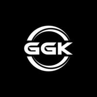 ggk Logo Design, Inspiration zum ein einzigartig Identität. modern Eleganz und kreativ Design. Wasserzeichen Ihre Erfolg mit das auffällig diese Logo. vektor