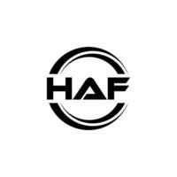 haf logotyp design, inspiration för en unik identitet. modern elegans och kreativ design. vattenmärke din Framgång med de slående detta logotyp. vektor