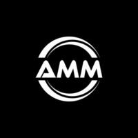 amm logotyp design, inspiration för en unik identitet. modern elegans och kreativ design. vattenmärke din Framgång med de slående detta logotyp. vektor