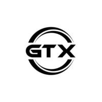 gtx logotyp design, inspiration för en unik identitet. modern elegans och kreativ design. vattenmärke din Framgång med de slående detta logotyp. vektor