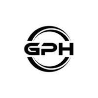 gph Logo Design, Inspiration zum ein einzigartig Identität. modern Eleganz und kreativ Design. Wasserzeichen Ihre Erfolg mit das auffällig diese Logo. vektor