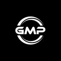 gmp-Brief-Logo-Design in Abbildung. Vektorlogo, Kalligrafie-Designs für Logo, Poster, Einladung usw. vektor