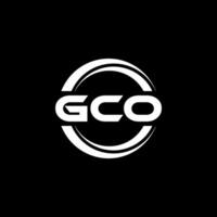 gco Logo Design, Inspiration zum ein einzigartig Identität. modern Eleganz und kreativ Design. Wasserzeichen Ihre Erfolg mit das auffällig diese Logo. vektor