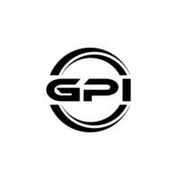 gpi Logo Design, Inspiration zum ein einzigartig Identität. modern Eleganz und kreativ Design. Wasserzeichen Ihre Erfolg mit das auffällig diese Logo. vektor