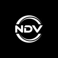 ndv Logo Design, Inspiration zum ein einzigartig Identität. modern Eleganz und kreativ Design. Wasserzeichen Ihre Erfolg mit das auffällig diese Logo. vektor