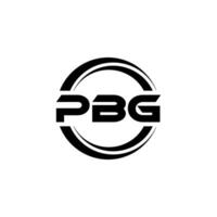 pbg logotyp design, inspiration för en unik identitet. modern elegans och kreativ design. vattenmärke din Framgång med de slående detta logotyp. vektor