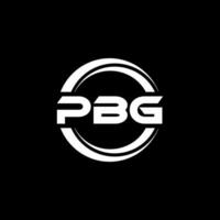 pbg logotyp design, inspiration för en unik identitet. modern elegans och kreativ design. vattenmärke din Framgång med de slående detta logotyp. vektor