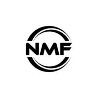 nmf Logo Design, Inspiration zum ein einzigartig Identität. modern Eleganz und kreativ Design. Wasserzeichen Ihre Erfolg mit das auffällig diese Logo. vektor