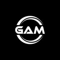 gam Logo Design, Inspiration zum ein einzigartig Identität. modern Eleganz und kreativ Design. Wasserzeichen Ihre Erfolg mit das auffällig diese Logo. vektor