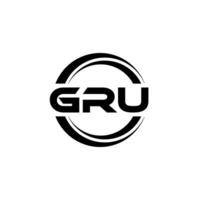 gru logotyp design, inspiration för en unik identitet. modern elegans och kreativ design. vattenmärke din Framgång med de slående detta logotyp. vektor