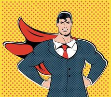 Businessman superhero work flight business concept 