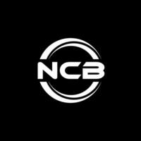 ncb logotyp design, inspiration för en unik identitet. modern elegans och kreativ design. vattenmärke din Framgång med de slående detta logotyp. vektor