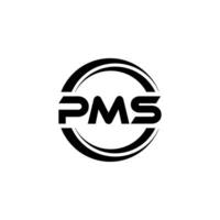 pms Logo Design, Inspiration zum ein einzigartig Identität. modern Eleganz und kreativ Design. Wasserzeichen Ihre Erfolg mit das auffällig diese Logo. vektor