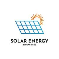 Sonne Solar- Energie Logo Design kreativ Ideen vektor