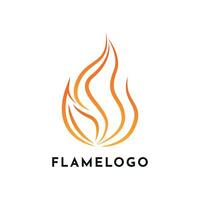 Flamme Logo Design kreativ Idee vektor