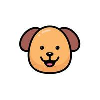 enkel hund linjär Färg ikon. de ikon kan vara Begagnade för webbplatser, skriva ut mallar, presentation mallar, illustrationer, etc vektor