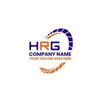 hrg Brief Logo kreativ Design mit Vektor Grafik, hrg einfach und modern Logo. hrg luxuriös Alphabet Design