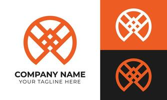 korporativ abstrakt minimal Geschäft Logo Design Vorlage kostenlos Vektor
