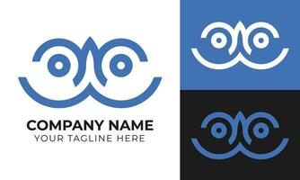 kreativ abstrakt modern minimal företag logotyp design mall fri vektor