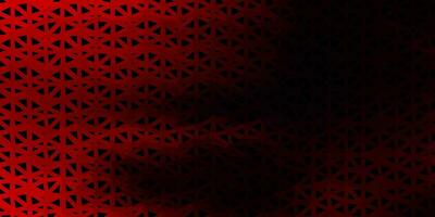 mörk röd vektor abstrakt triangel konsistens.