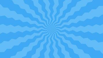 enkel platt blå sicksack- ljus brista effekt vektor bakgrund