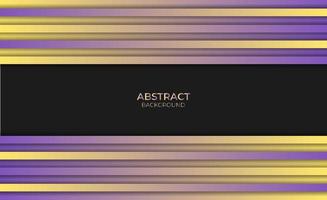abstrakter Designstil moderner Farbverlauf lila gelber Hintergrund vektor