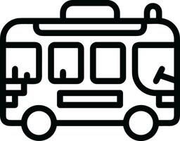 Bus Transport Symbol Symbol Vektor Bild. Illustration von das Silhouette Bus Transport Öffentlichkeit Reise Design Bild. eps 10