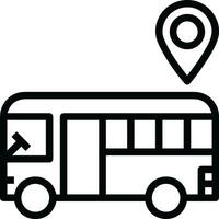 Bus Transport Symbol Symbol Vektor Bild. Illustration von das Silhouette Bus Transport Öffentlichkeit Reise Design Bild. eps 10