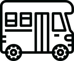 Bus Transport Symbol Symbol Vektor Bild. Illustration von das Silhouette Bus Transport Öffentlichkeit Reise Design Bild. eps 10