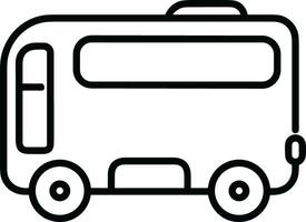 Bus Transport Symbol Symbol Vektor Bild. Illustration von das Silhouette Bus Transport Öffentlichkeit Reise Design Bild. eps 10