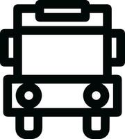 Bus Transport Symbol Symbol Vektor Bild. Illustration von das Silhouette Bus Transport Öffentlichkeit Reise Design Bild. eps 10