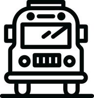 Bus Transport Symbol Symbol Vektor Bild. Illustration von das Silhouette Bus Transport Öffentlichkeit Reise Design Bild. eps 10