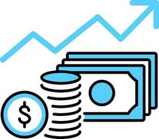 Geld Hauptstadt investieren Finanzen Investition Symbol vektor