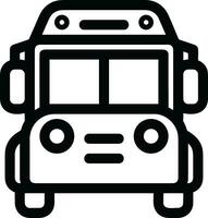 Bus Transport Symbol Symbol Vektor Bild. Illustration von das Silhouette Bus Transport Öffentlichkeit Reise Design Bild. eps 10