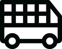 Bus Transport Symbol Symbol Vektor Bild. Illustration von das Silhouette Bus Transport Öffentlichkeit Reise Design Bild. eps 10