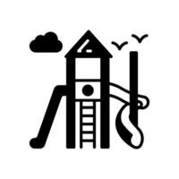 Spielplatz Symbol im Vektor. Illustration vektor