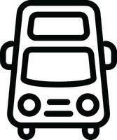 Bus Transport Symbol Symbol Vektor Bild. Illustration von das Silhouette Bus Transport Öffentlichkeit Reise Design Bild. eps 10