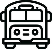 Bus Transport Symbol Symbol Vektor Bild. Illustration von das Silhouette Bus Transport Öffentlichkeit Reise Design Bild. eps 10