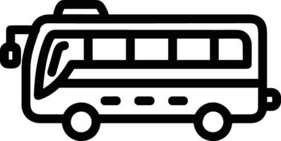 Bus Transport Symbol Symbol Vektor Bild. Illustration von das Silhouette Bus Transport Öffentlichkeit Reise Design Bild. eps 10