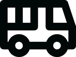 Bus Transport Symbol Symbol Vektor Bild. Illustration von das Silhouette Bus Transport Öffentlichkeit Reise Design Bild. eps 10