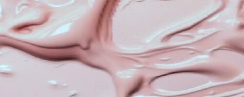 Rosa Verbreitung Textur von Creme, Eis Sahne oder Glasur. Licht Hintergrund von Erdbeere Nachtisch, Gelee oder Süßwaren Creme. vektor