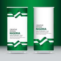 Nigeria Unabhängigkeitstag Feier kreative Design Illustration Vektor Vorlage