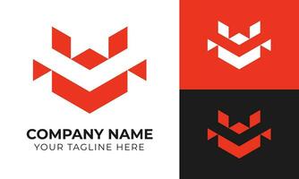 professionell kreativ modern minimal abstrakt företag logotyp design mall fri vektor