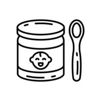 Baby Essen Symbol im Vektor. Illustration vektor